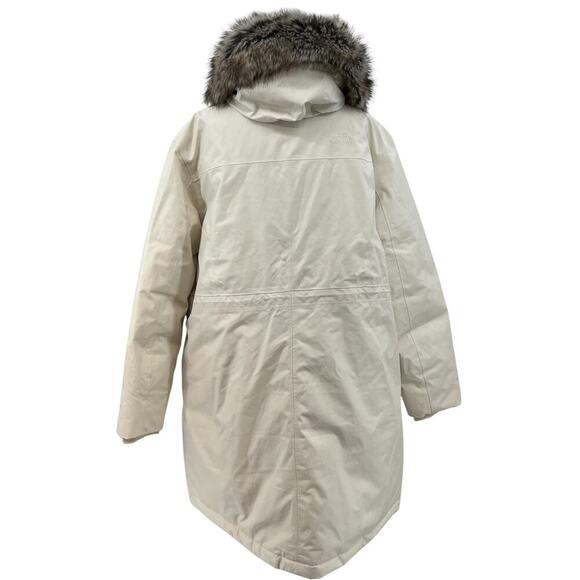 The North Face Women's Downtown Parka‎ Jacket Vintage White Size XXL *Flaws - Picture 11 of 16